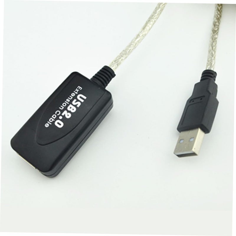 Uonlytech USB Female Extension Cable 5m Repeater Plug and Play Black - Image 3